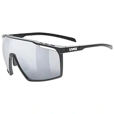 Imagen de uvex mtn perform, gafas deportivas unisex, antivaho, comodidad sin presión y sujeción perfecta, black matt/silver, one size