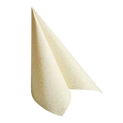 Imagen de Papstar Servilletas, Tejido, champán, 7.8 x 20 cm