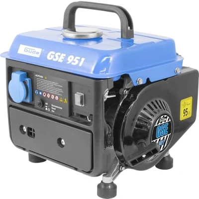 Imagen de Güde Generador de corriente GSE 951 (motor 2 tiempos, gasolina, 1/1,36 kW/CV, 1 toma 230 V, máx. 720 W, autonomía hasta 7,5 h, depósito 3,8 L, arranque reversión, asa, peso