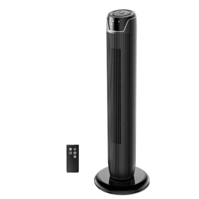 Imagen de Midea FZ10 17JR Ventilador de torre silencioso con mando a distancia (92 cm, temporizador, 7 horas, 3 modos, velocidades, 45 W), color negro