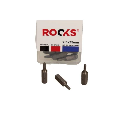 Imagen de ROOKS OK 07.0021 Kit de puntas tornillo Caja plástico 10