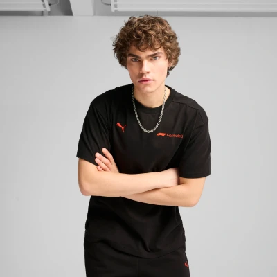 Imagen de Puma Relaxed Graphic Camiseta estampada, Hombre, Talla: XXL, Black
