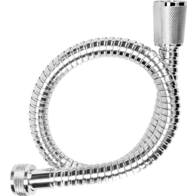 Imagen de Cornat TECBW3323 Manguera de ducha (50 cm longitud, acero inoxidable, muy resistente, conexión 1/2&quot;, cromada)