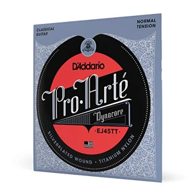 Imagen de D&#039;Addario EJ45TT ProArte DynaCore Titanium Trebles Normal Tension Classical Guitar Strings