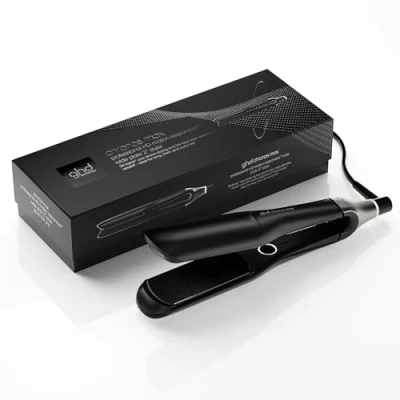 Imagen de ghd Chronos Max Plancha de Pelo Profesional, Styler con Placas 85% Más Anchas, Peinado 3x Veces Rápido, Brillo, Sin Daño Por Calor Extremo Para Cabello Largo, Grueso o Rizado Color Negro