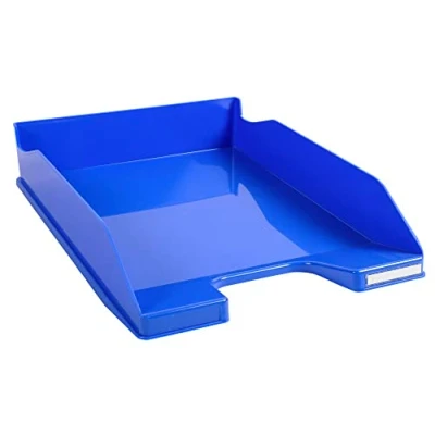 Imagen de Exacompta Iderama Bandeja de correo, color azul hielo glossy