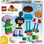 Imagen de Lego Mi Ciudad Duplo Gente Construible con Grandes Emociones, 71 Ladrillos de Construcción 5 Personajes y 10 Caras, Juego para Trabajar Regalo Niños Niñas 3 Años o Más 10423