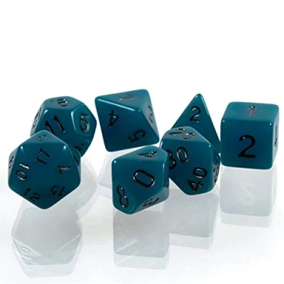 Imagen de shibby 7 Dados poliedricos Luminosos, Color Azul (PhoneNatic 60015724)