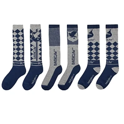 Imagen de Cinereplicas Harry Potter Calcetines altos (Juego de 3) Licencia oficial (Ravenclaw)