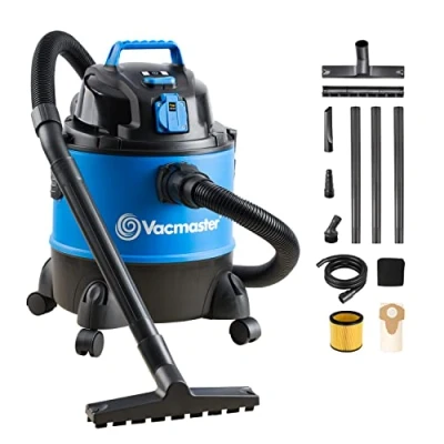 Imagen de Vacmaster VQ1220PFC 1250W 20L Aspirador en seco y húmedo,Aspiradora Multiusos,Aspirador de Taller con Enchufe Integrado Función Soplado