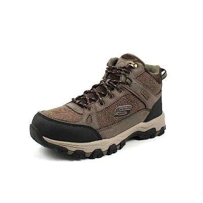 Imagen de Skechers Selmen Melano Botines con cordones, Hombre, Talla: 45, Chocolate Zapatos