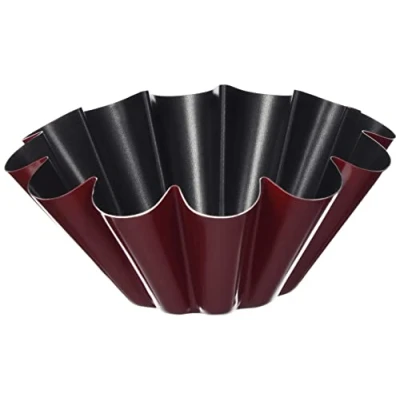 Imagen de Ibili FLANERO Rizado Venus 22 CMS, Stainless Steel, Rojo, cm