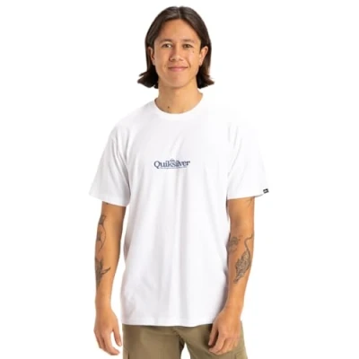 Imagen de Quiksilver Fineline SS Camiseta estampada, Hombre, Talla: Medium, Wbb