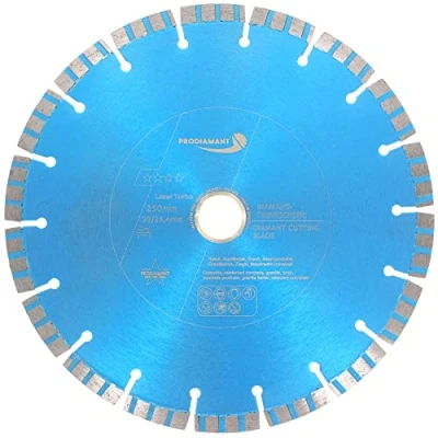 Imagen de PRODIAMANT Disco de corte diamantado Premium hormigón 250 mm x 30mm con anillo 25,4