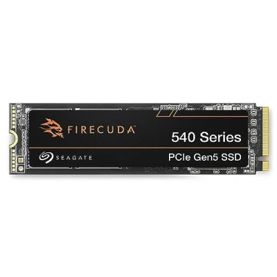 Imagen de Seagate FireCuda 540 SSD, 1 TB, Unidad de Estado sólido Interna M.2 2280 PCIe Gen 5, velocidades hasta 10.000 MB/s y 2000 TB TBW, 3 Anos Rescue Services (ZP1000GM3A004)