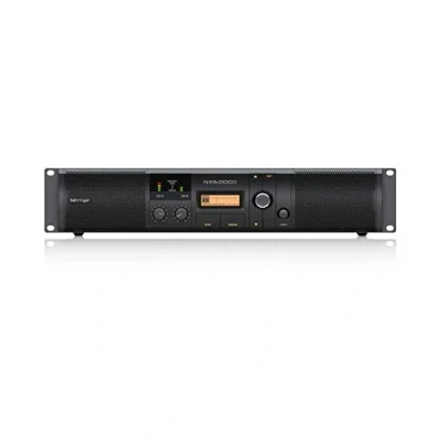 Imagen de Behringer NX6000D Amplificador de potencia clase D ultraligero 6000 vatios con control DSP y compensación impedancia altavoz SmartSense