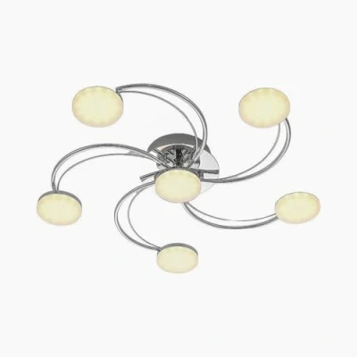 Imagen de Lindby Rouven lámpara LED de techo espiral 6 luces