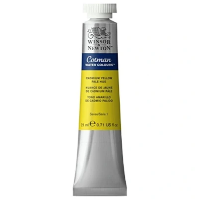 Imagen de Winsor &amp; Newton Cotman Tubo Acuarela, 21 ml, Tono Amarillo de Cadmio Pálido