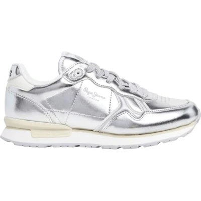 Imagen de Pepe Jeans BRIT Zapatillas, Mujer, Talla: 39, Silver Zapatos