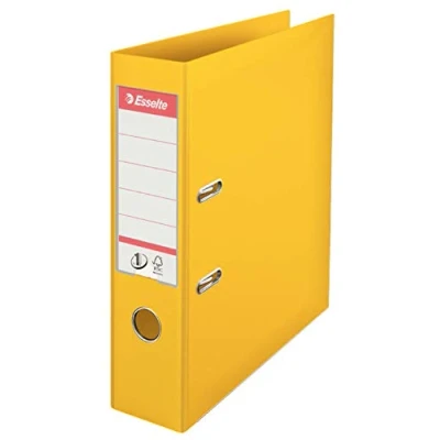 Imagen de Esselte Archivador con anillas No1 PP A4 75 mm, amarillo