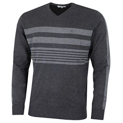Imagen de Calvin Klein para Hombre Rendimiento Cuello V Suéte Charcoal L