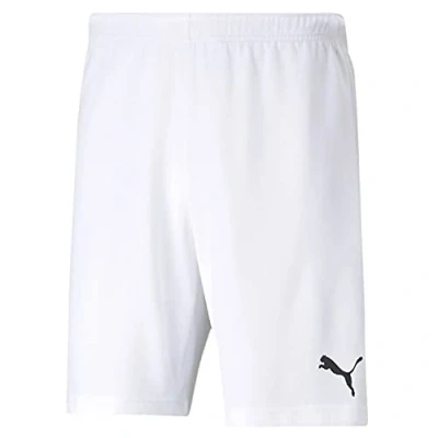 Imagen de PUMA teamRISE Short Jr, Pantalón Corto Unisex Bebé, Multicolor (White/Black), 116