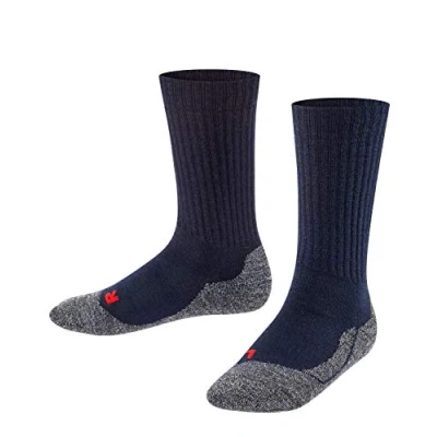 Imagen de FALKE Active Warm K SO lana gruesa transpirable 1 par, Calcetines Unisex niños, Azul (Marine 6120), 23 26