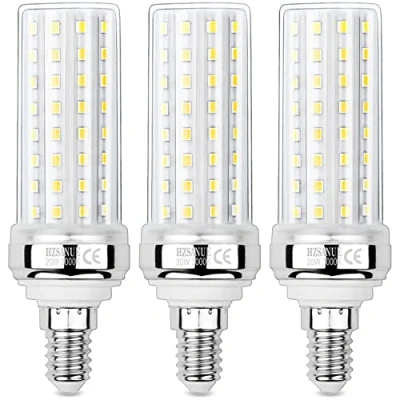 Imagen de HZSANUE LED Maíz Bombilla 20W, 150W Incandescente Equivalentes, 3000K Blanco Cálido, E14 Pequeño Tornillo Edison Bombilla, 2200lm, 3 Pack