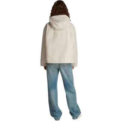 Imagen de Tommy Hilfiger Short Chaqueta de entretiempo, Mujer, Talla: 40, Ivory petal