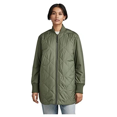 Imagen de G STAR RAW Padded Bomber Collar Jacke, Chaquetas para Mujer, Verde (lt hunter D22045 B958 8165), M