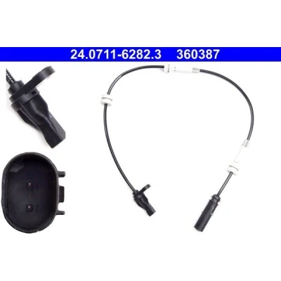 Imagen de ATE 24.0711 6282.3 Sensor de ABS 540 BMW: 4 Coupé, 1 Hatchback, 3 Touring