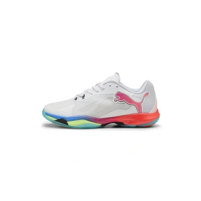Imagen de PUMA Zapatillas de balonmano Vantage NITRO™ ENERGY unisex, Calzado, Blanco/Negro/Speed Verde, 49.5