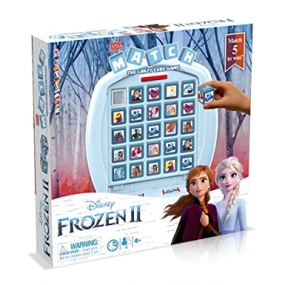 Imagen de Top Trumps Match Frozen 2 Juego De Mesa, Juegos Infantiles, Conecta 5 Dados Iguales En Tu Propio Tablero, Memoria 4 Años, para Jugadores