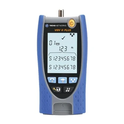 Imagen de TREND Networks,R158008,VDV II Plus,Conectado a la nube,Verificador de cables voz, datos y video,Probador cobre,Herramienta avanzada localización solución problemas