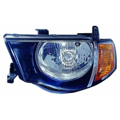 Imagen de ABAKUS 214 1180R LD EM Faros derecha H4 amarillo para circulación por la P43t MITSUBISHI: L200 / Triton IV Pick up norauto, oscaro, mister