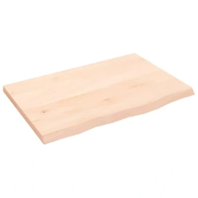 Imagen de vidaXL Tablero de Mesa, Superficie Estantería, Bricolaje Repuesto, Mesa Comedor, Madera Maciza Roble sin Tratar