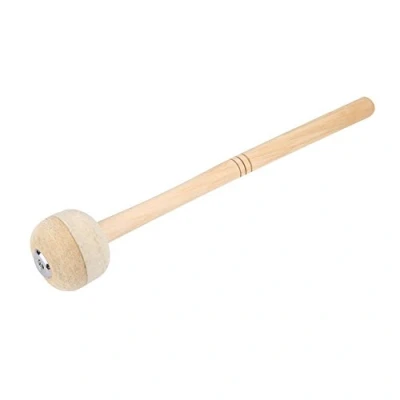 Imagen de Mazo de Bombo, Palo Arce Textura Lana Head Mallets Hammer Accesorio Instrumentos Percusión