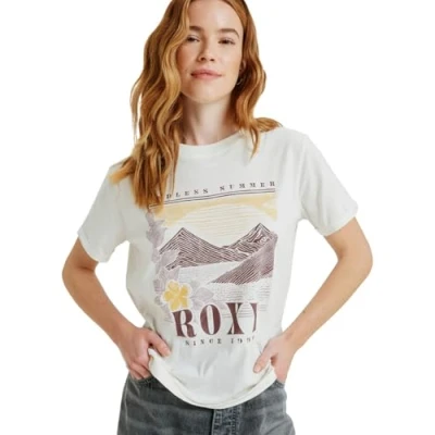 Imagen de Roxy Ocean Regular Poster Camiseta estampada, Mujer, Talla: XXL, Egret