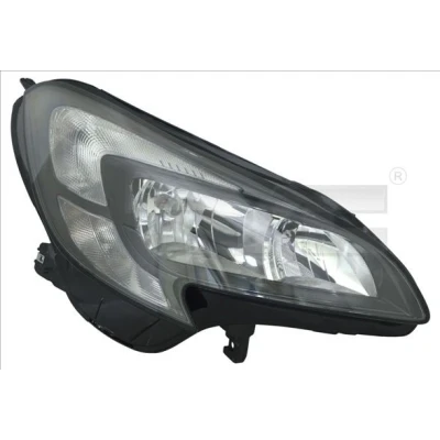 Imagen de TYC 20 15017 05 2 Faros derecha H7/H7, W21/5W negro con luz diurna para circulación por la electromotor OPEL: Corsa E Hatchback