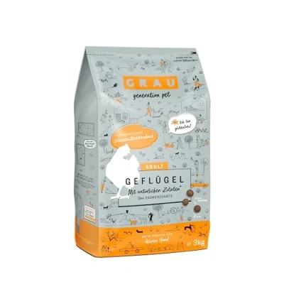 Imagen de GRAU El Original Pienso deshidratado para Perros Ave, Pack Individual (1x 3 kg), sin Cereales, Adultos delicados