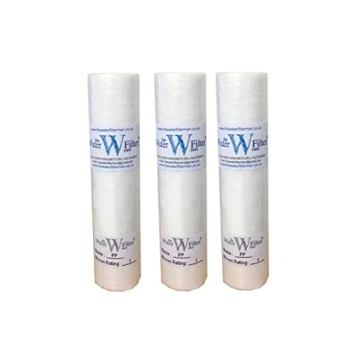 Imagen de Cartuchos PP 1m, filtro de agua sedimentos, 10&quot; 1micras (pack 3)