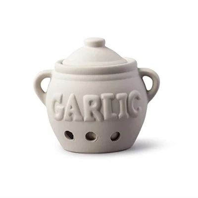Imagen de Kilo BA113 Classic Olla de cerámica para ajos, 11 cm, color beige, talla única