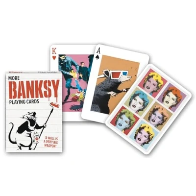 Imagen de Piatnik Banksy II 171611 Juego de Cartas (55 Hojas), Multicolor