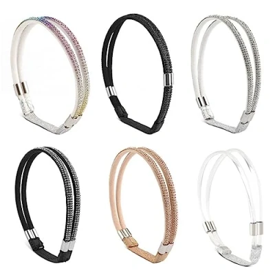 Imagen de PW TOOLS Correas para Tacones Altos, Elásticas Zapatos de Mujer Cristal Brillante Sujetar Altos Sueltos