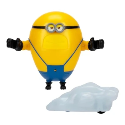 Imagen de MINIONS Despicable Me 4 Speed Burst Mega Dave Action Figure Pull Back for A of Collect All 5 with Different Play Feature and Accessories