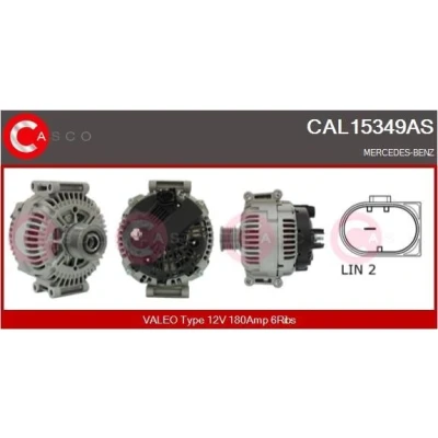 Imagen de CASCO CAL10129AS Alternador 12V 70A VOLKSWAGEN: Golf 4, New Beetle Hatchback, Bora Sedán, SKODA: Octavia I 1 Combi