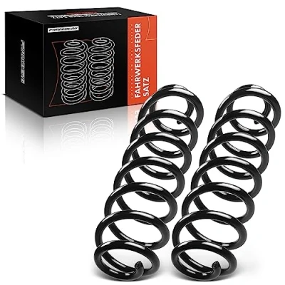 Imagen de Frankberg 2x Ressorts de suspension Essieu Arrière Gauche Droite Compatibles avec Octavia II Familiar 2004 2013 Golf 2008 T o u r a n 2009 2017 Sustituir# 1K0511115DK