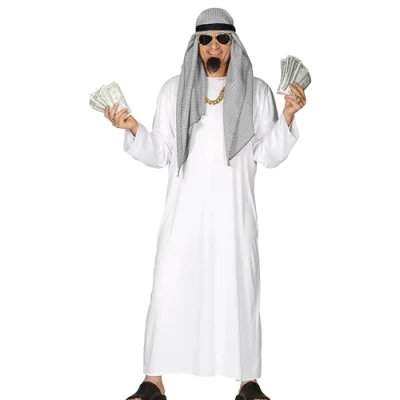 Imagen de FIESTAS GUIRCA JEQUE ARABE, ADULTO, 56 58 (XXL)