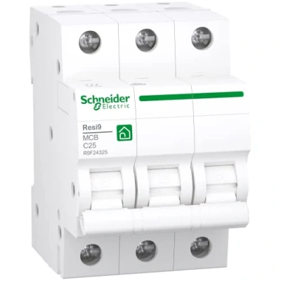 Imagen de Schneider Electric Interruptor de circuito RESI9 3P 25A C 6KA R9F24325