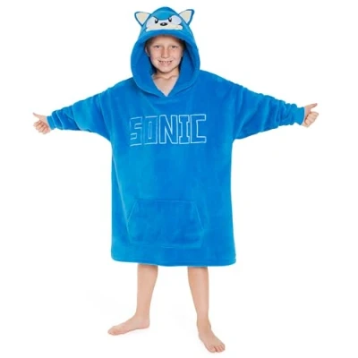 Imagen de SONIC THE HEDGEHOG Sudadera Niño Divertida Manta para Niños (Azul 3D)